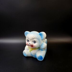 Vintage Anthropomorphic Bear Lamp Planter